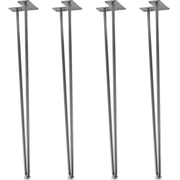 STILISTA Bútorláb 2 rúdból álló 70 cm szürke