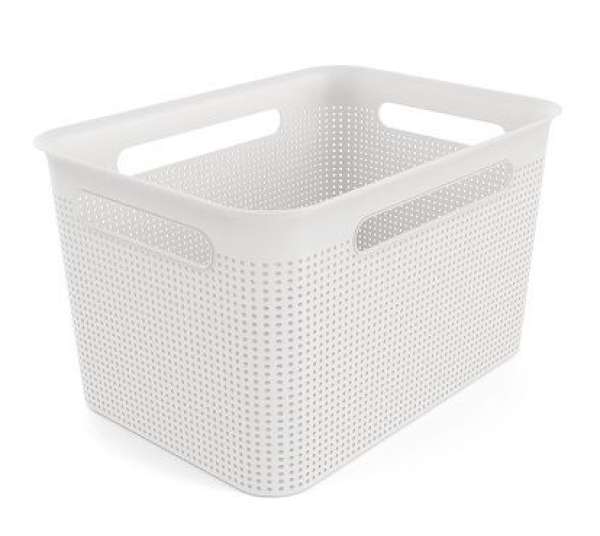 ROTHO Tárolódoboz BRISEN 16 L műanyag fehér