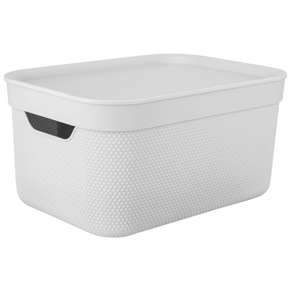 ROTHO Tárolódoboz JIVE DECO 5 L fehér