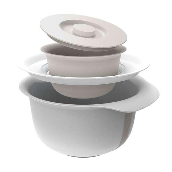 ROTHO Műanyag tál készlet FRESH BAKING 2 db szürke