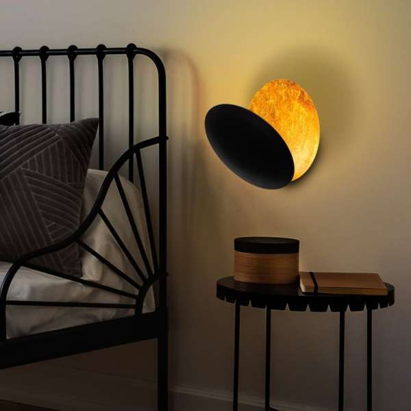 LED fali lámpa 25 cm réz