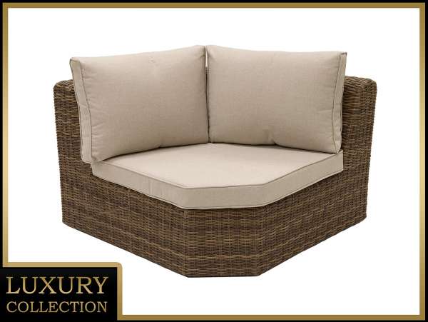 Rattan sarok BORNEO LUXURY (barna)