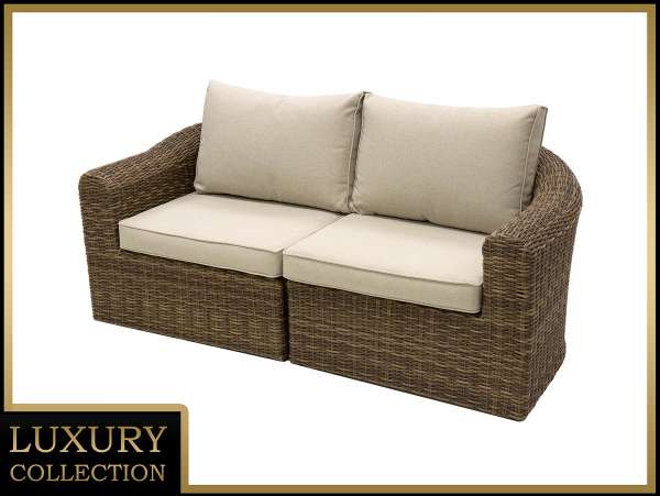 Rattan pad 2 fő részére BORNEO LUXURY (barna)