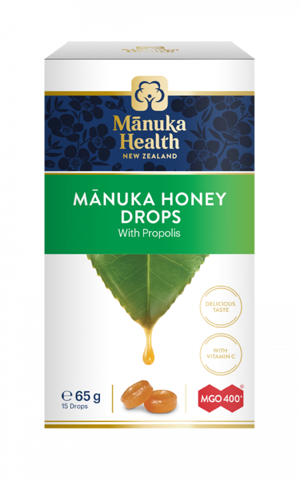 Manuka Health Propolosz ízű cukorkák Manuka mézzel MGO™ 400+ Csomagolás: 65 g