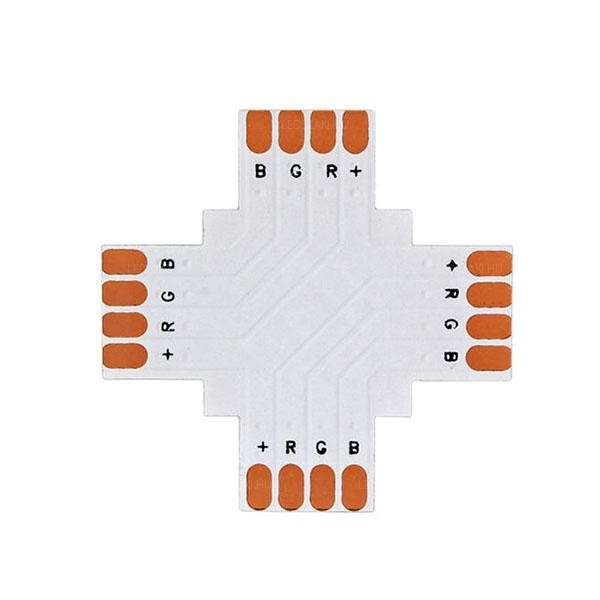 LED szalaghoz elosztó elem (L,T,X irányú) RGB