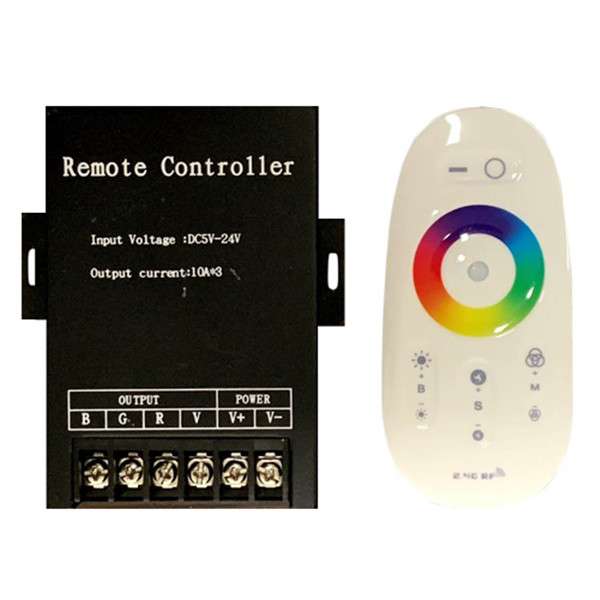 LED vezérlő távirányítóval RGB 360W rádiós 2év garancia