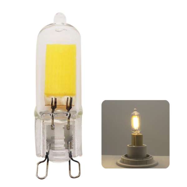 LED G9 égő 4W HidegFehér 6000 K 450 lumen COB 2 év garancia