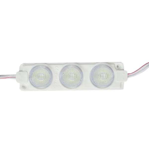 LED modul 3 LED 300lumen 12V IP65 70x20mm 2 év garancia