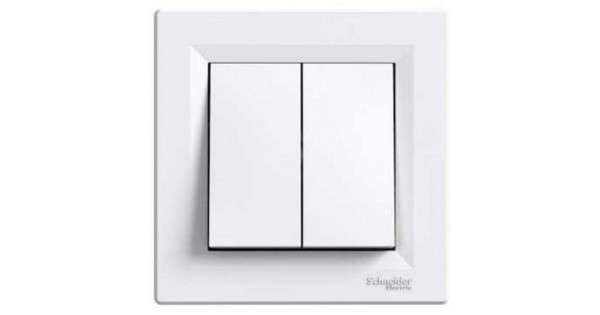 ASFORA 2-es csillárkapcsoló / Fehér/EOH0300121