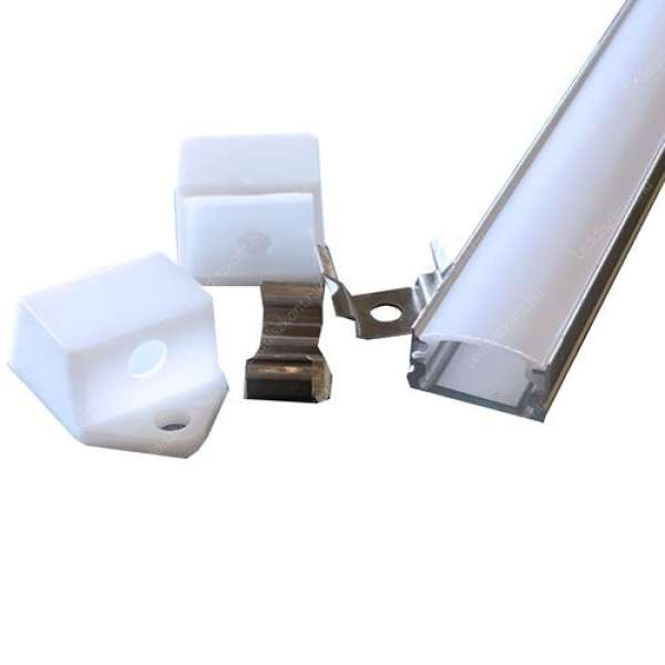 Alusin 2m U profil takaróval 10mm (L) / keskeny