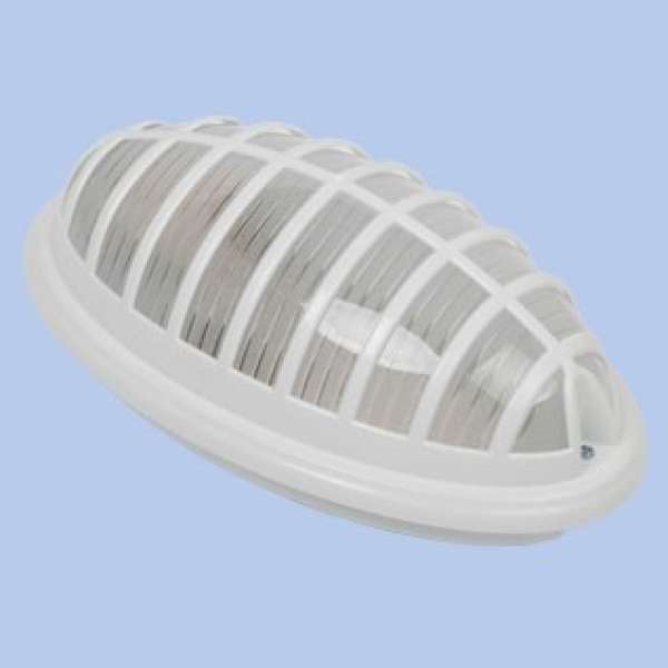 AQUA Wall FIXTURE fali / mennyezeti lámpa / ovális 26W IP54 E27 Fehér