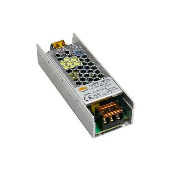 LED trafó 12V IP20 24W/2A 3 év garancia