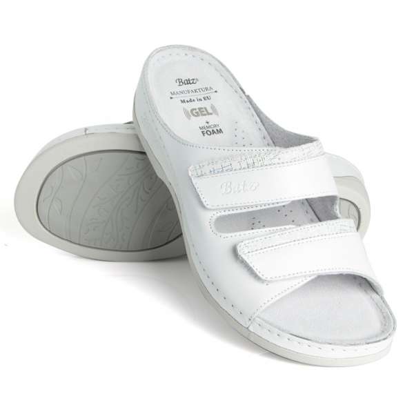 Batz papucs REA FEHERMIX