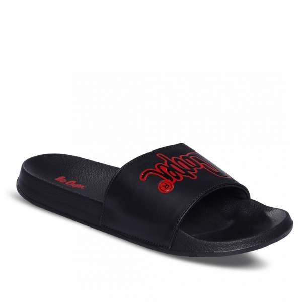 Lee Cooper papucs BLACK/RED 