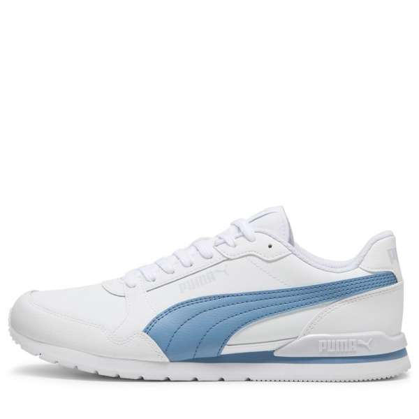 Puma cipő ST RUNNER V3 L WHITE-ZEN BLUE- SILVER 