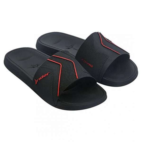 Rider papucs FREE SLIDE BLACK/RED 