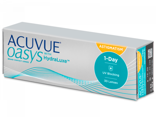 Acuvue Oasys 1-Day with HydraLuxe for Astigmatism (30 db lencse)