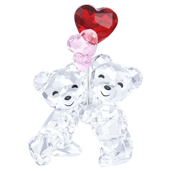Swarovski Kris Bear mackó - Szív alakú lufik