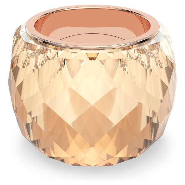 Swarovski nirvana gyűrű, arany árnyalat, rozéarany árnyalatú PVD bevonattal