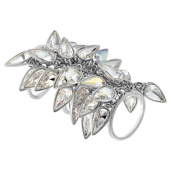 Swarovski Polar Bestiary koktélgyűrű, többszínű, ródium bevonattal