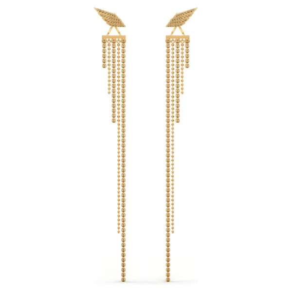 Swarovski Fit Wonder Woman bedugós fülbevaló, arany árnyalat, arany árnyalatú bevonattal