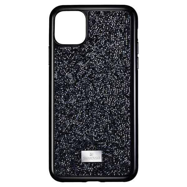 Swarovski Glam Rock okostelefon tok, iPhone® 11 Pro Max, fekete