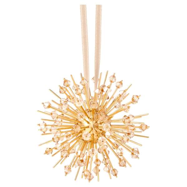 Swarovski Icons of Light Hanging Ornament, Gold tone