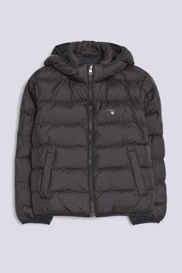 DZSEKI GANT D2. LT WEIGHT PUFFER JACKET BLACK