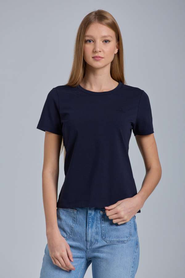 TOP GANT CTN/ELA SS TOP EVENING BLUE