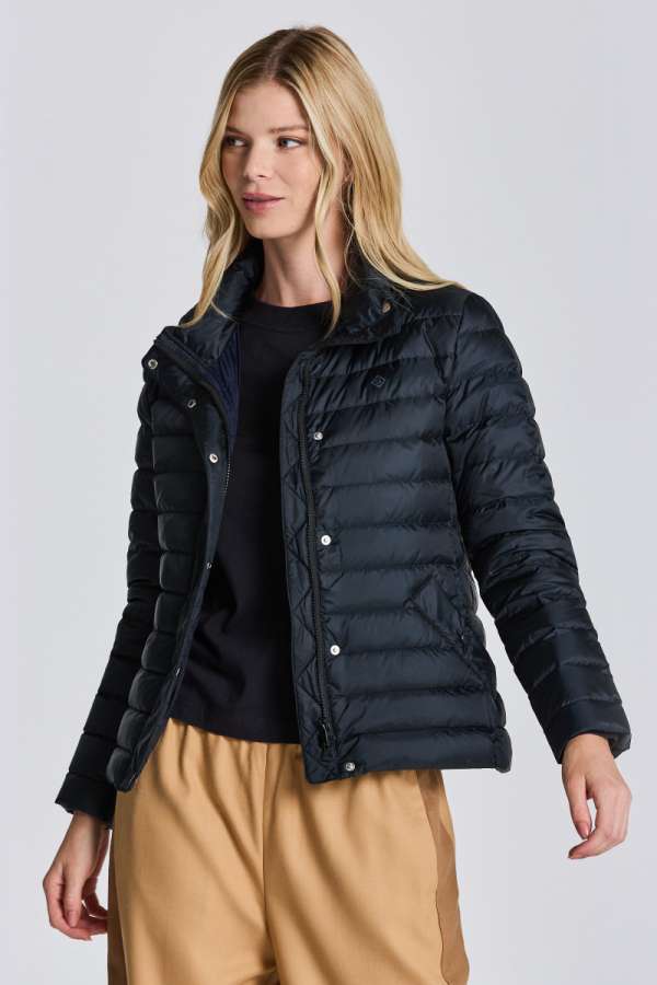 DZSEKI GANT LIGHT DOWN JACKET BLACK