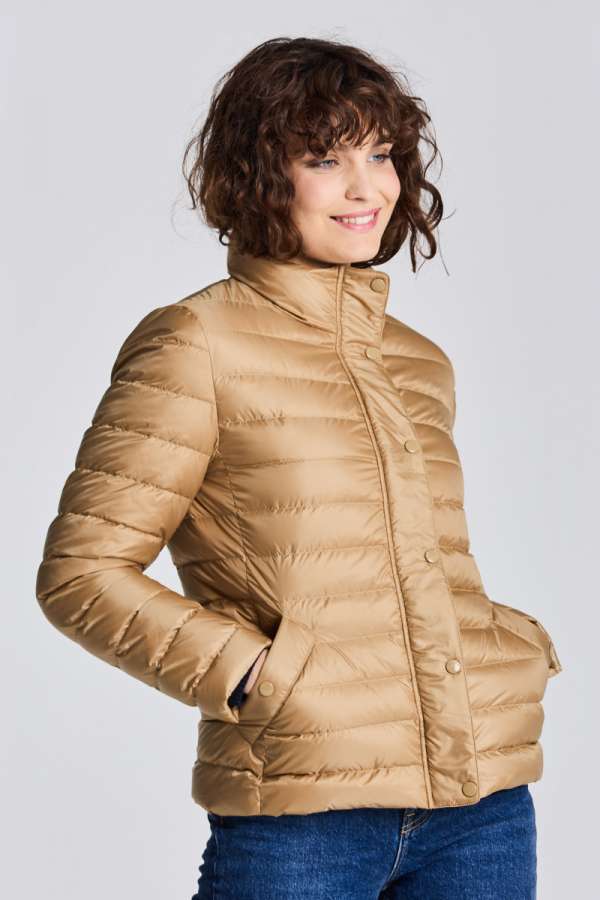 DZSEKI GANT LIGHT DOWN JACKET WARM KHAKI