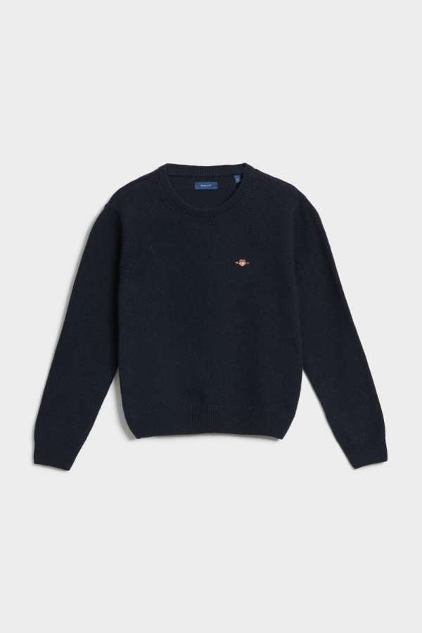 PULÓVER GANT D1. CREW KNIT EVENING BLUE