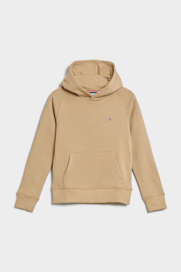 MELEGÍTŐ FELSŐ GANT THE ORIGINAL SWEAT HOODIE HAZELWOOD BEIGE