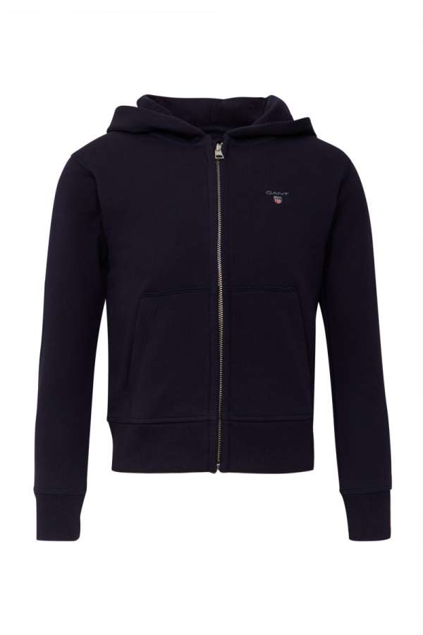 MELEGÍTŐ FELSŐ GANT THE ORIGINAL FULL ZIP SWEAT HOODIE EVENING BLUE