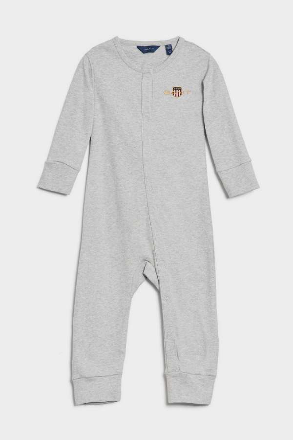 PIZSAMA GANT ARCHIVE SHIELD PYJAMA LIGHT GREY MELANGE