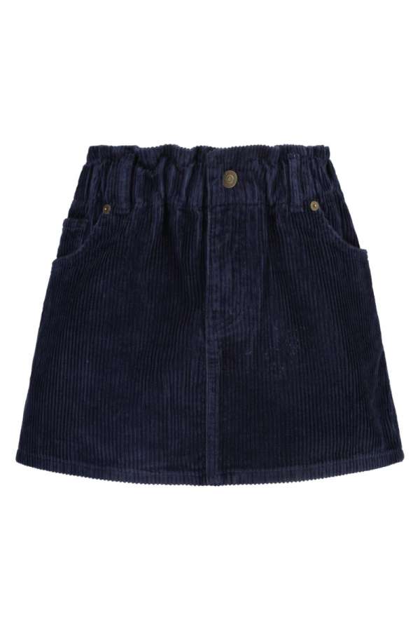 SZOKNYA GANT MINI CORD SKIRT EVENING BLUE