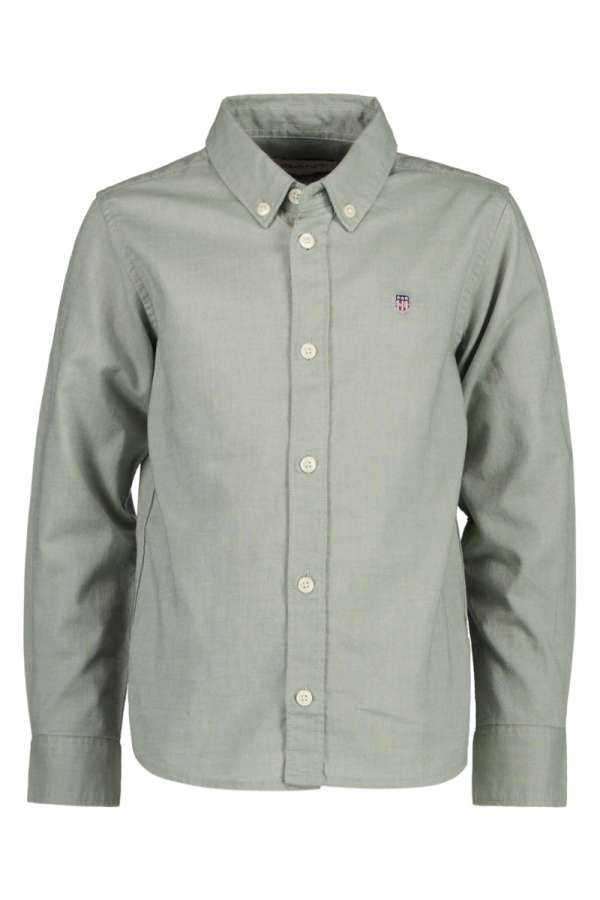 ING GANT SHIELD OXFORD BD SHIRT MUTED GREEN