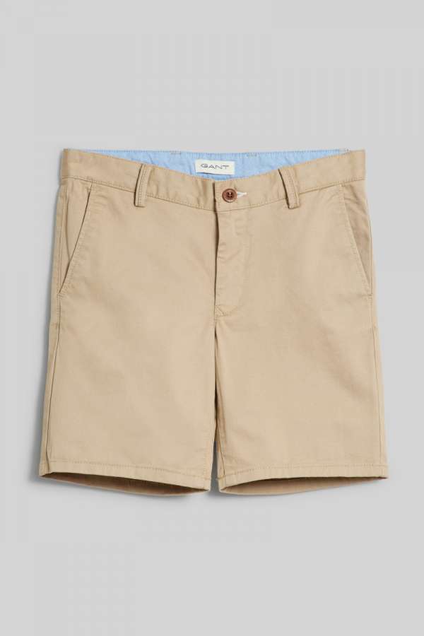 RÖVIDNADRÁG GANT REGULAR CHINO SHORTS DARK KHAKI