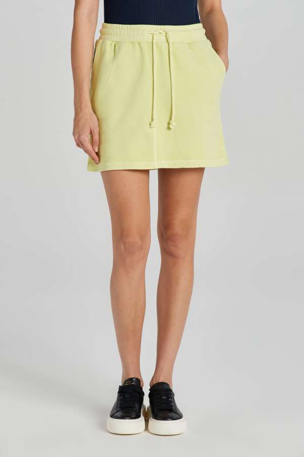 MELEGÍTŐ SZOKNYA GANT REL MINI SUNFADED SKIRT PASTEL LIME