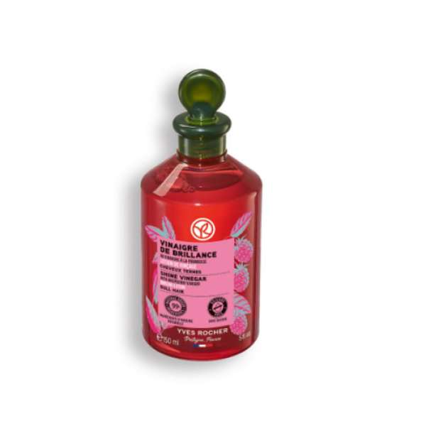 Fényt adó hajleöblítő ecet málnával