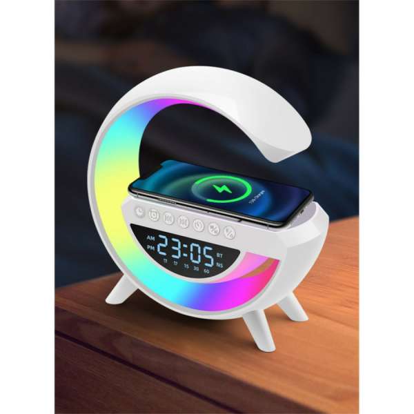 BT 3401 VEZETÉKNÉLKÜLI TELEFONTÖLTŐ, BLUETOOTH HANGSZÓRÓ ÉS RGB LED LÁMPA