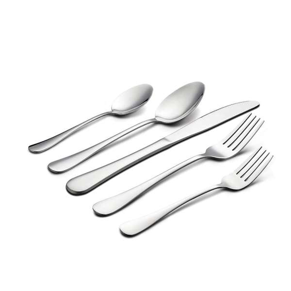 84 db-os evőeszköz készlet több színben-ezüst