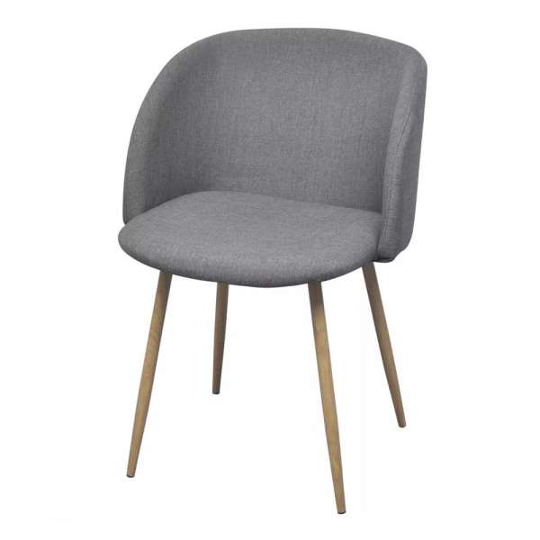 Betti kárpitozott szék, 2 db -szürke