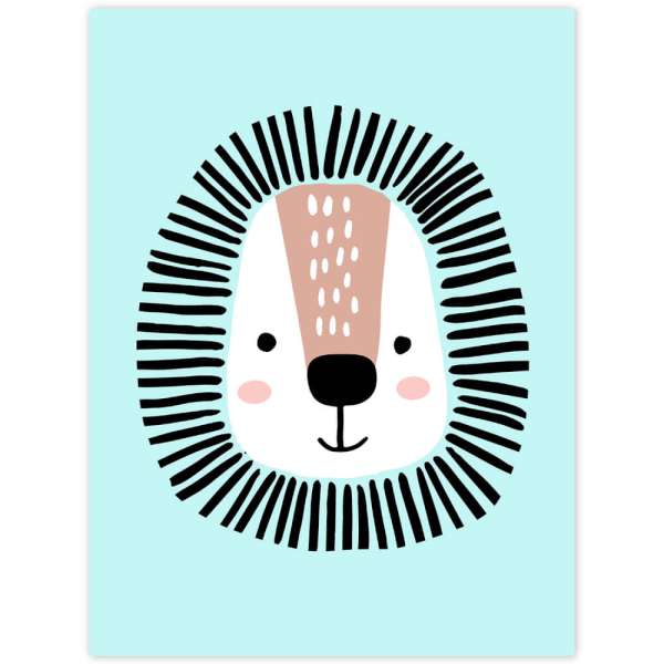 Dekor tábla - Oroszlán