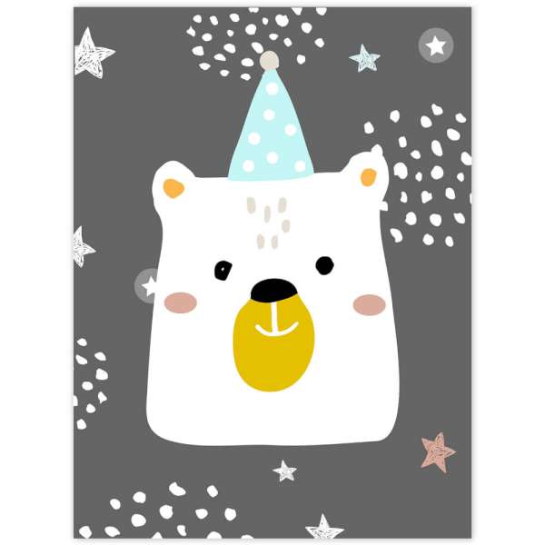 Dekor tábla - Medve