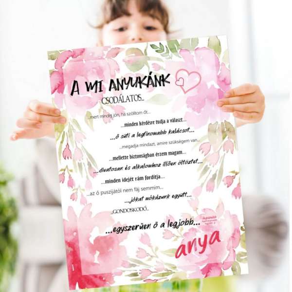 Anyák napi ajándék - Meglepetés édesanyának gyerekektől