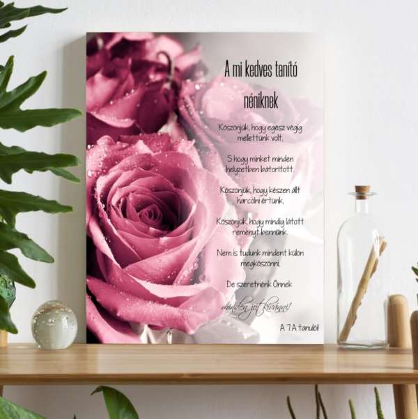 Ajándék tanárnak - Köszönet mondás tanároknak 1-4. o