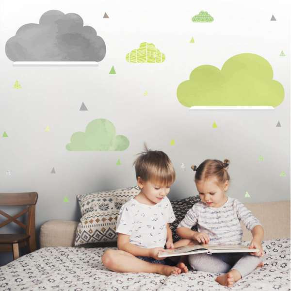 Babaszoba dekoráció IKEA polc fölé