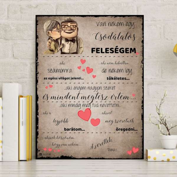 Anyák napi ajándék - Dekorációs tábla nőknek Anyák napjára