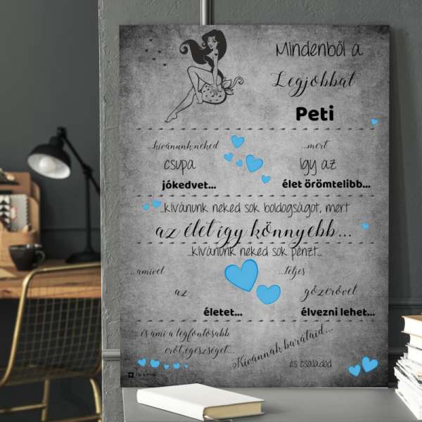 Ajándék anyának - 40x30cm méretű meglepetés anyának.